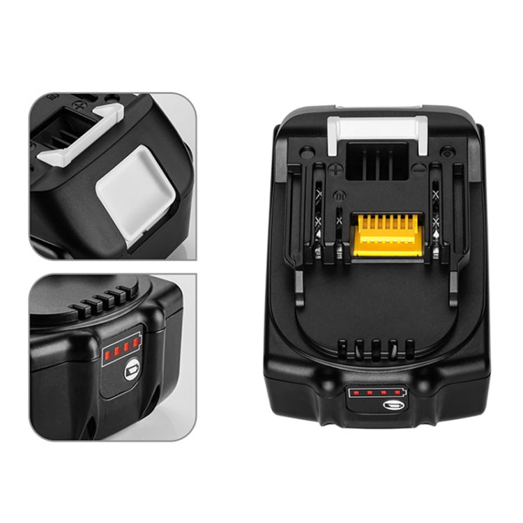 18V Hand Drill Lithium Battery Electric Tool Battery Pack For Makit BL1850 / BL1830 / BL1835 / LXT400 / 194204-5, Capacity: