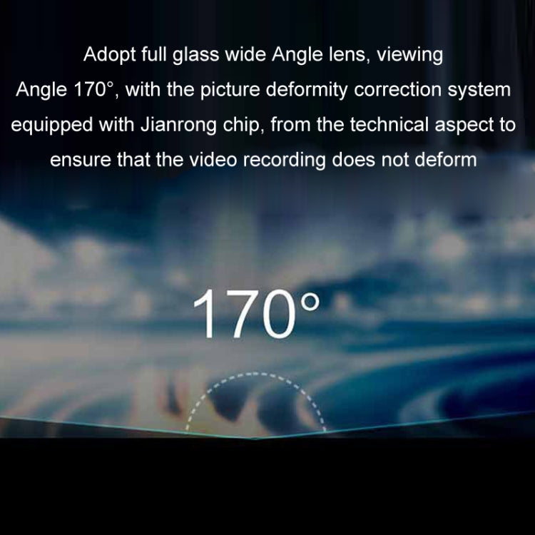 3 Lens Video HD 1080P Multi-Language Driving Recorder