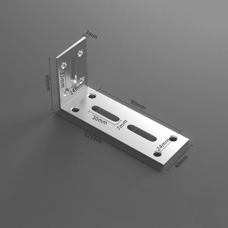 Thickened Angle Code Right Angle Hanging Cabinet Partition, Style: