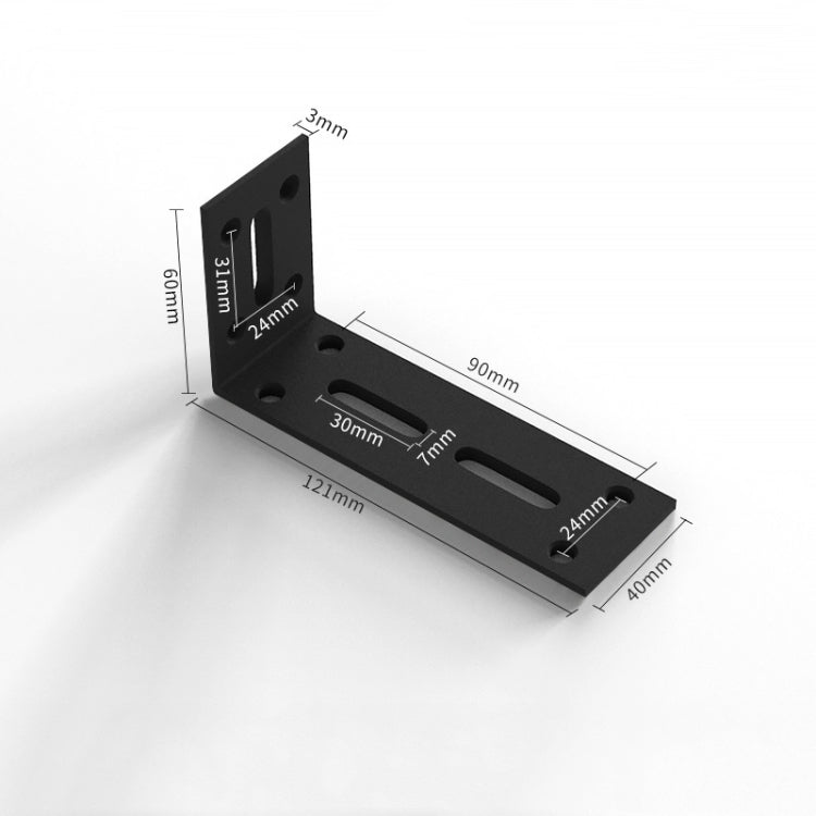 Thickened Angle Code Right Angle Hanging Cabinet Partition, Style: