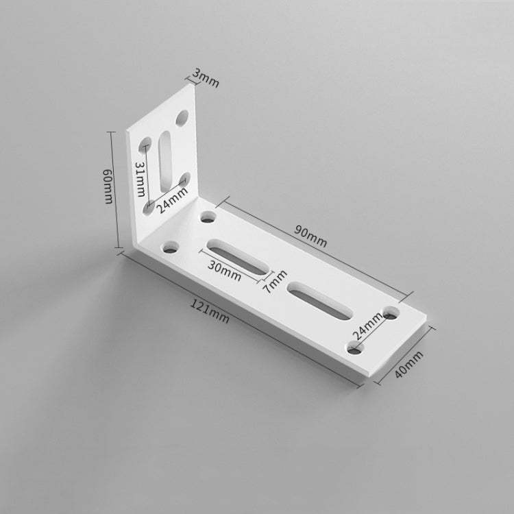 Thickened Angle Code Right Angle Hanging Cabinet Partition, Style: