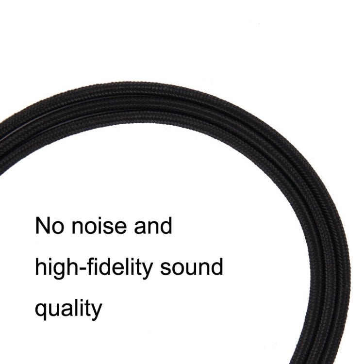 2m For Kingston Skyline Alpha Cloud II 3.5mm 2 In 1 Audio Cable(Black)