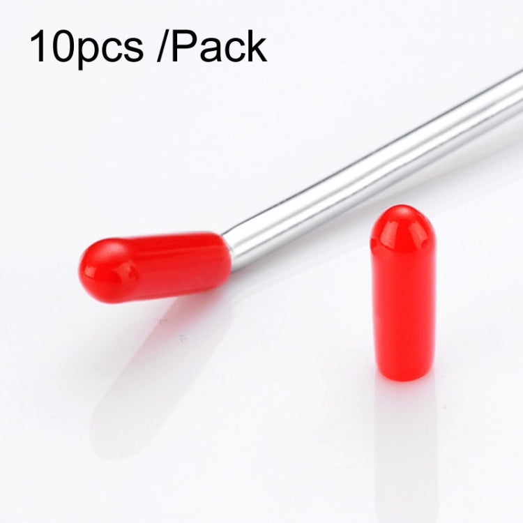 50pcs Slot Plate Hook Hat Plug Protective Sleeve, Color: