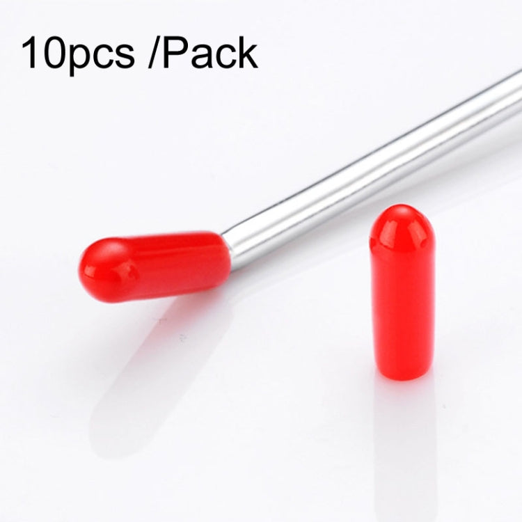 50pcs Slot Plate Hook Hat Plug Protective Sleeve, Color: