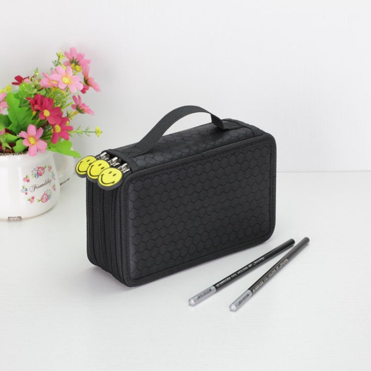 52 Holes 3 Layers Oxford School Pencil Case Large Pen Bag Box