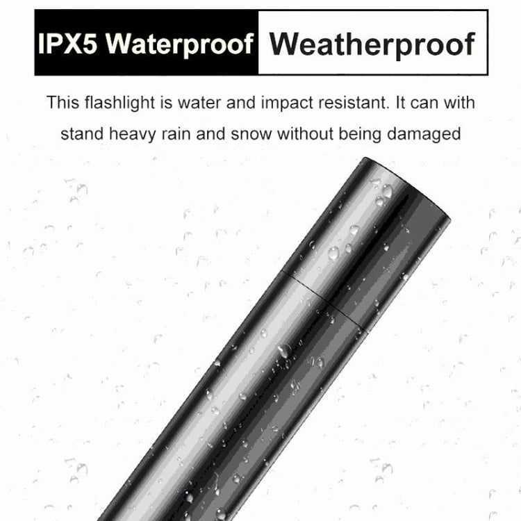 1800mAh LED Outdoor Strong Lighting Lithium Battery Flashlight, Color: