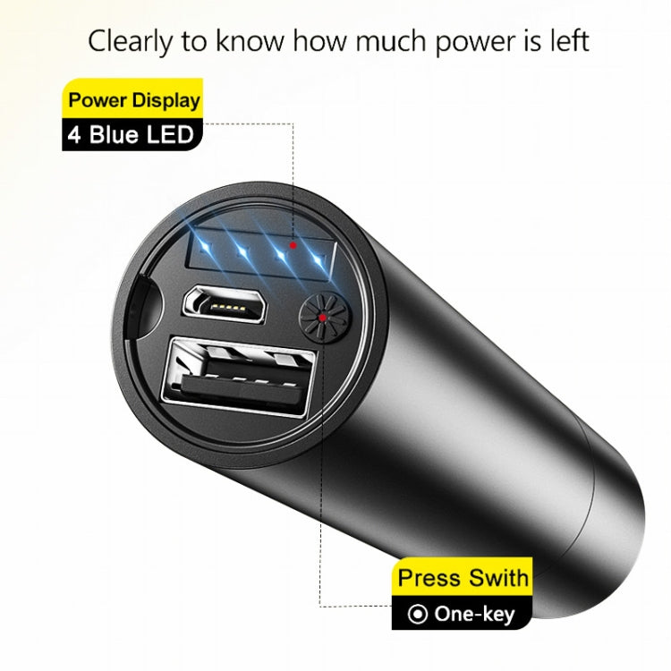 1800mAh LED Outdoor Strong Lighting Lithium Battery Flashlight, Color: