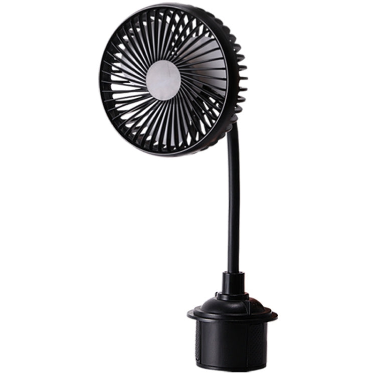 12V/24V High Wind Cooling USB Car Cup Holder Single Head Fan(R-8050)