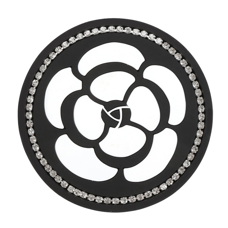 Car Water Cup Anti-skid Mat Door Slot Interior Modification Mat With diamond