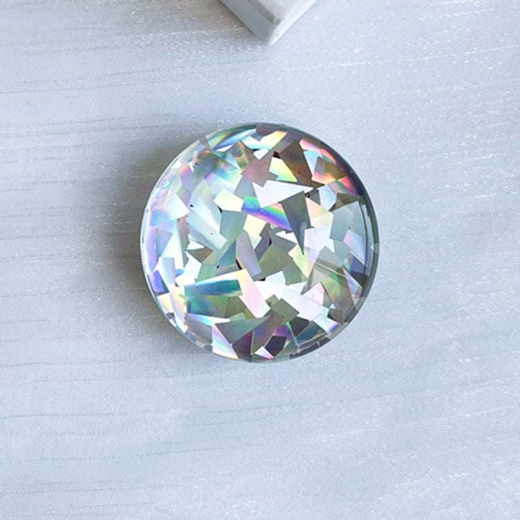 5pcs Gradient Crystal Ball Airbag Support Desktop Support Can Retractable Back Paste Phone Bracket