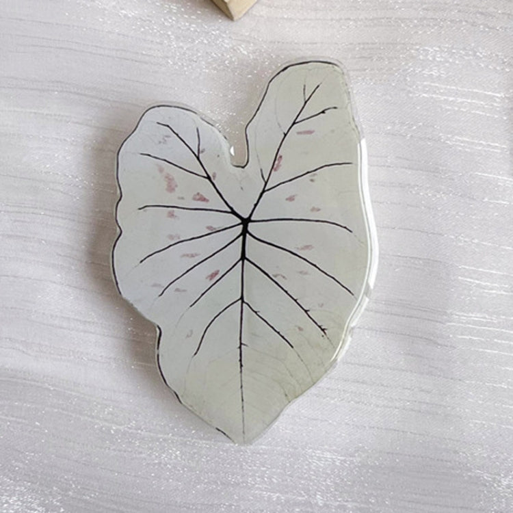 5pcs Alien Acali Simulation Leaf Airbag Support Desktop Can Retractable Back Paste Dripping Phone Bracket