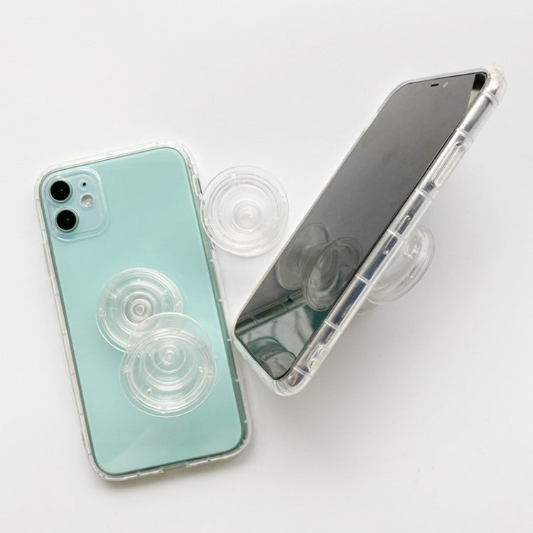 10pcs Retractable Desktop Cell Phone Airbag Stand(Transparent)