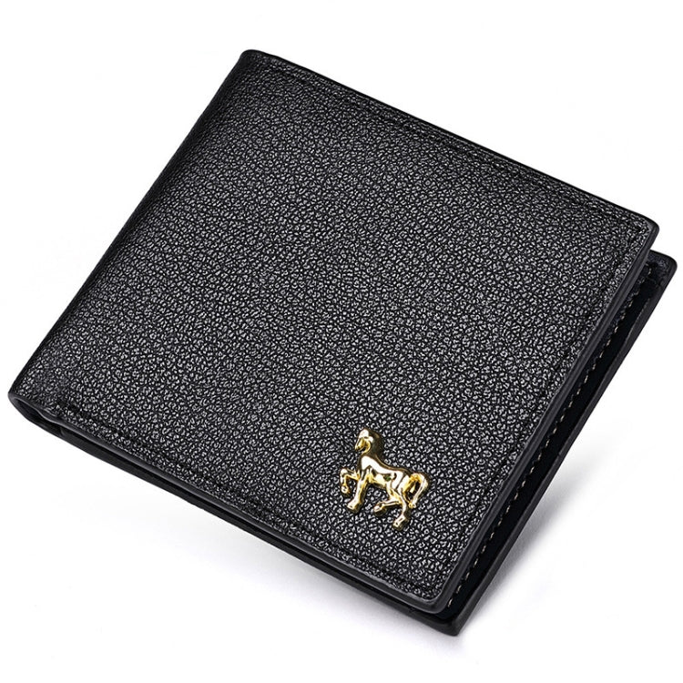 Men Horizontal Wallet Multifunctional Business Tri-fold Card Holder