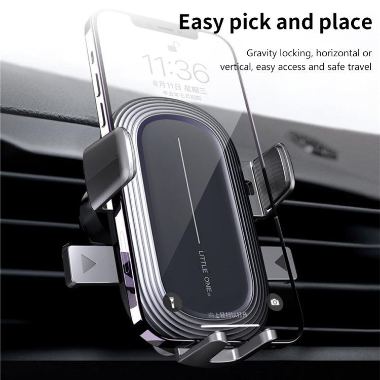 Little One Gravity Car Holder Air Vent Clip Mount Mobile Cell Stand Smartphone GPS Support