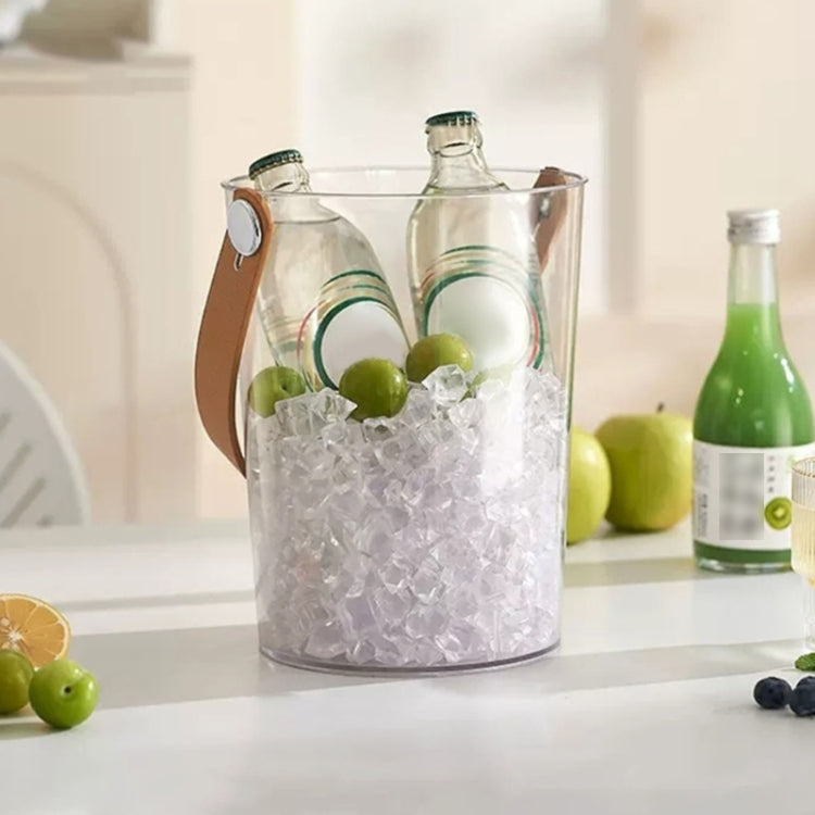 Large Capacity Acrylic Ice Cubes Beer Drink Storage Barrel