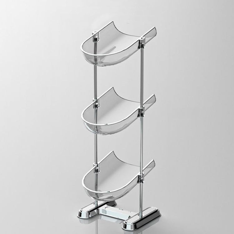 Household Soap Drain Box Bathroom No-Punch Shelves, Color: