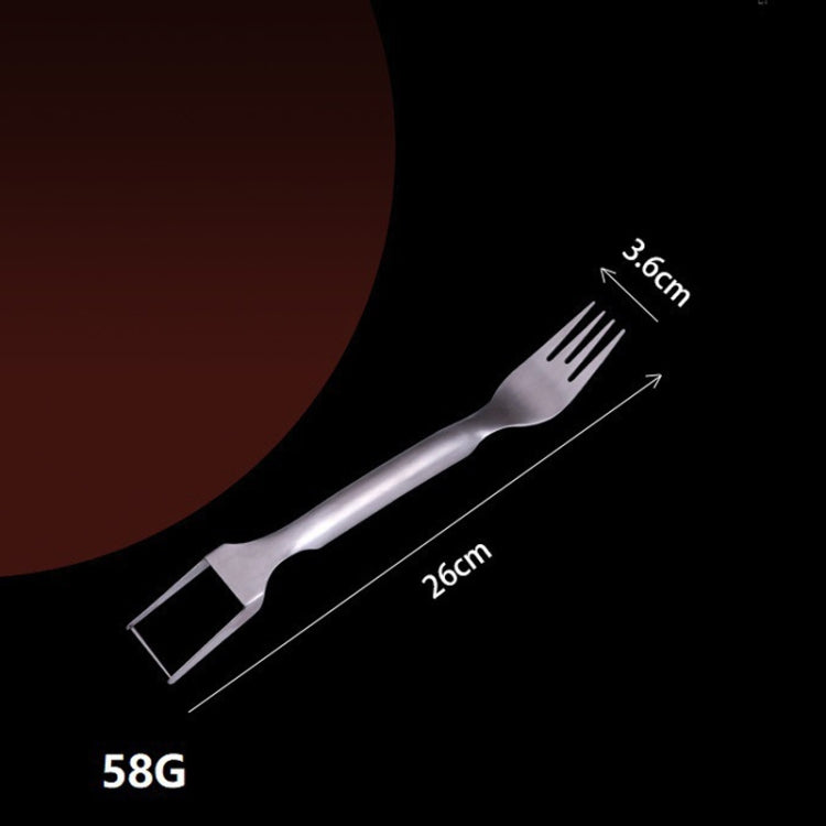 2 In 1 Watermelon Fork Slicer Stainless Steel Kitchen Fruit Cutter