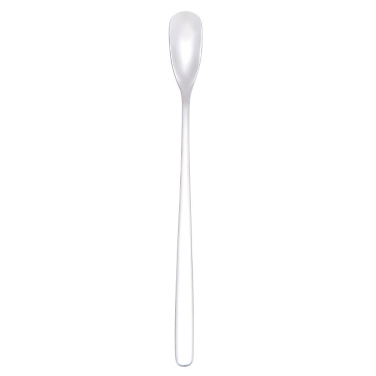 17cm 304 Stainless Steel Spoon Coffee Square Head Spoon Long Handle Mixing Spoon, Color: