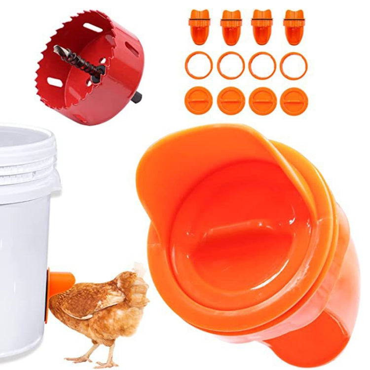 DIY Chicken Feeders Automatic Poultry Feeders Kit For Buckets, Barrels, Troughs, Spec: