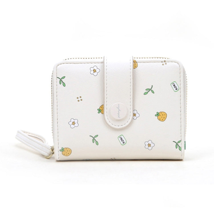 PU Leather Short Wallet Cute Printed Coin Purse