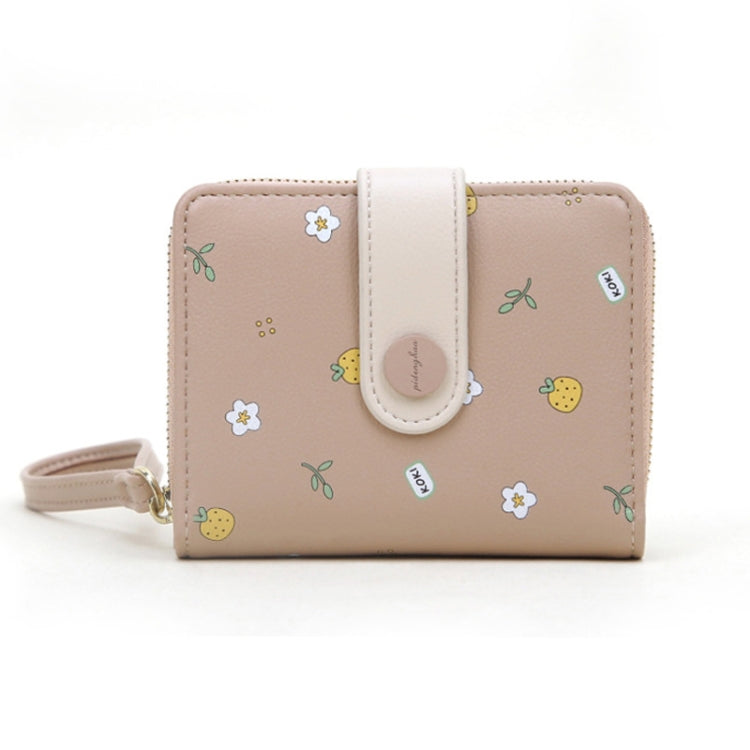 PU Leather Short Wallet Cute Printed Coin Purse