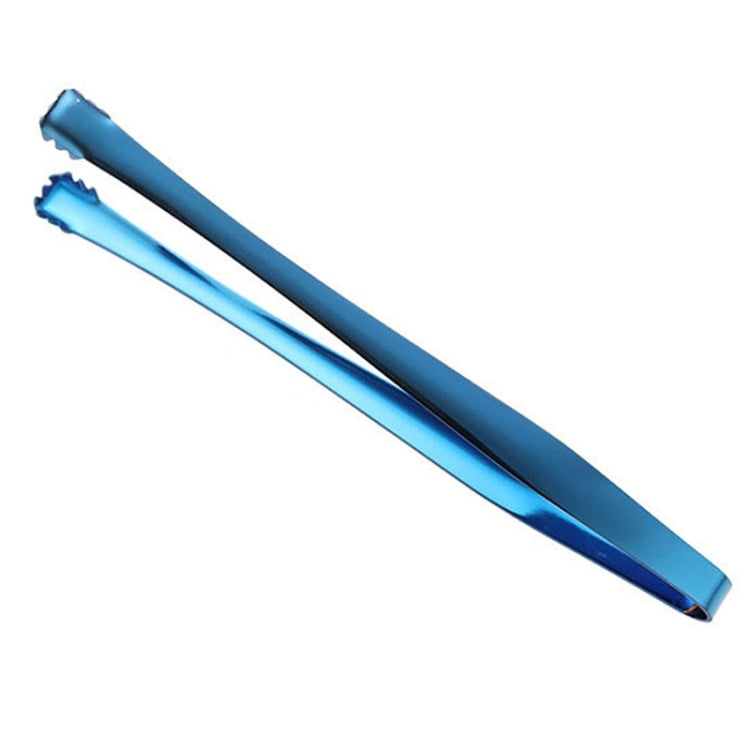 With Teeth Non-Slip Stainless Steel Ice Clip Mirror Polishing Coffee Square Sugar Clip, Color: