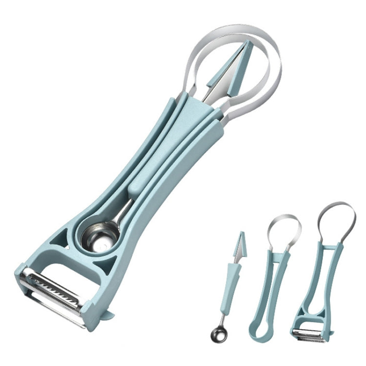 Multifunctional 6-in-1 Fruit Digging and Carving Knife Home Kitchen Melon and Fruit Grater Peeler