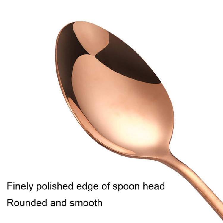 20pcs/set Carton Boxed Gold-Plated Stainless Steel Knife and Fork Set Western Cutlery, Color: