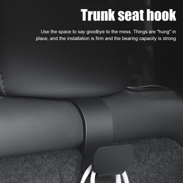 For Tesla Model Y 2pcs Rear Trunk Hook Bag Umbrella Hanger
