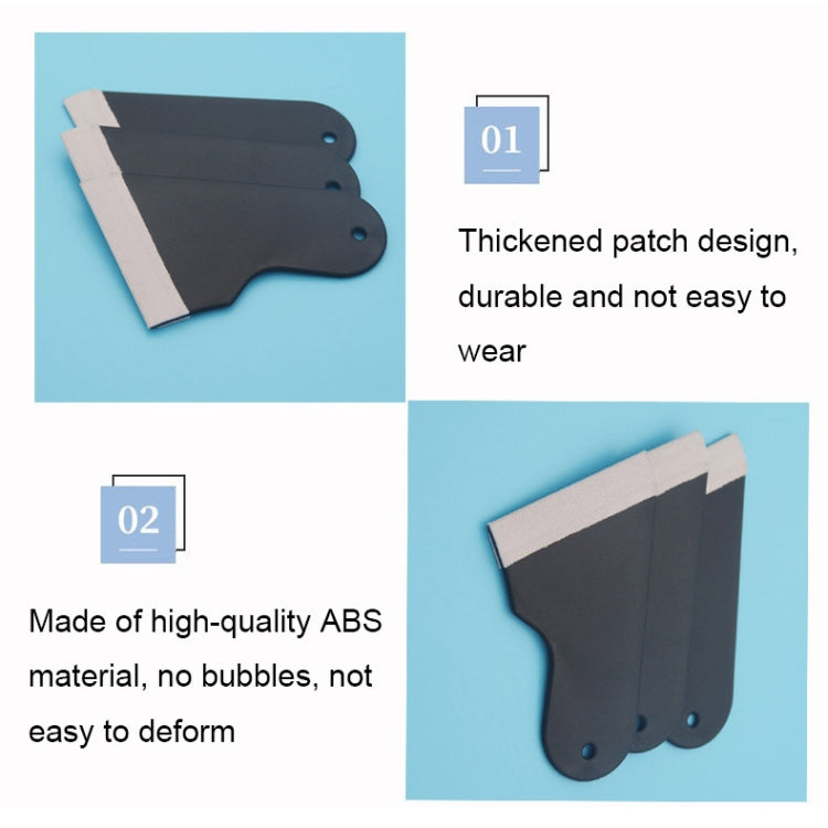 20pcs 6x10cm Handle Phone Film Scratch Card Film General Tools Hydrogel Film Debubble Scraper