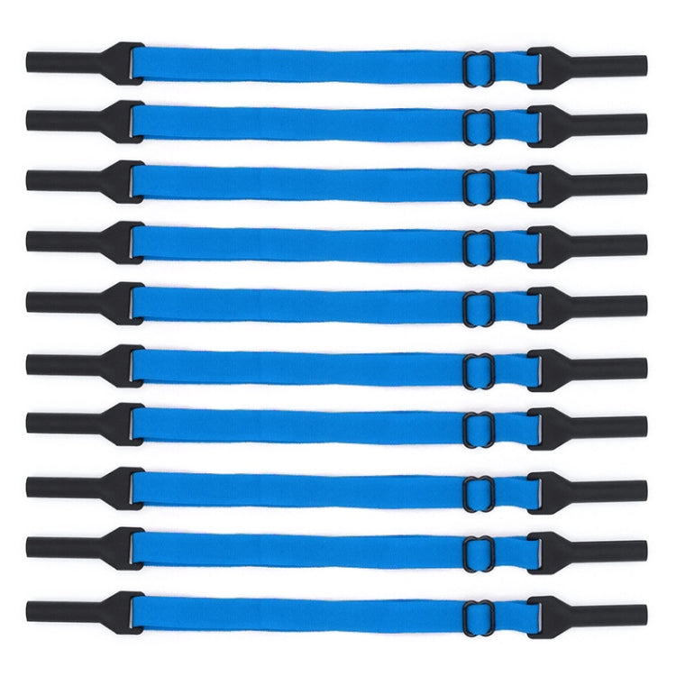 10pcs Short Style Glasses Non-Slip Rope Adjustable Elastic Sports Legs Anti-Drop Fixed Strap