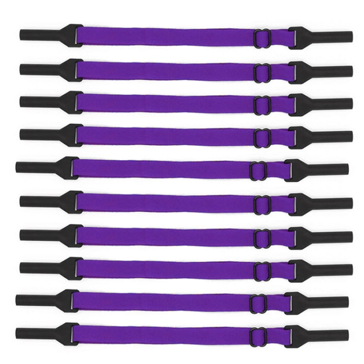 10pcs Short Style Glasses Non-Slip Rope Adjustable Elastic Sports Legs Anti-Drop Fixed Strap