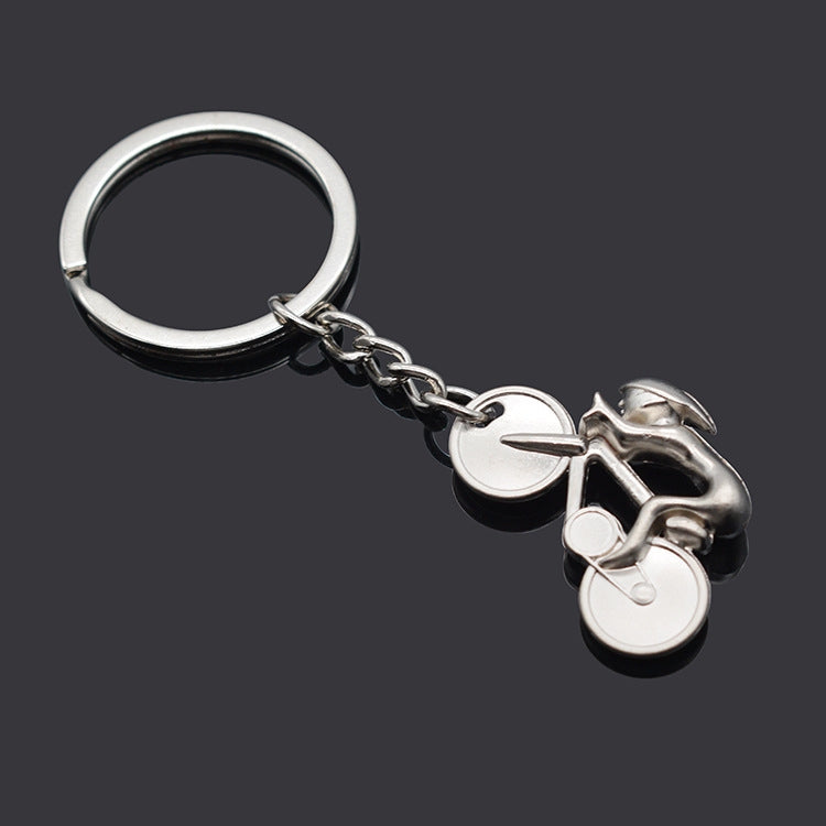 2pcs Simulated Bicycle Metal Key Chain(BY-333)