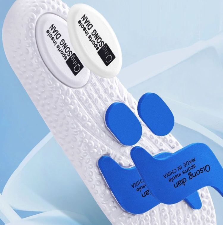 2pairs EVA Sports Insoles Shock Absorption Deodorant Running Insoles for Shoes, Size: