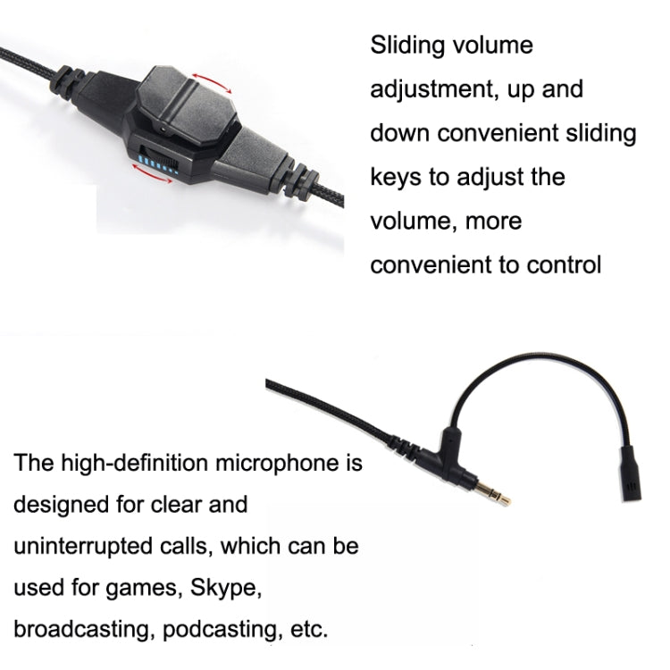 2m For Boom Microphone V-MODA Computer Gaming Headphone Cable