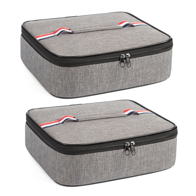 2pcs Large Waterproof Portable Lunch Bag Outdoor Picnic Lunch Box Insulation Bag