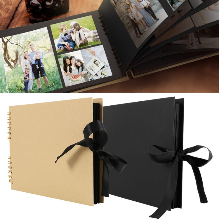 2 PCS Photo Albums Scrapbook Paper DIY Craft Picture Album for Wedding Anniversary Gifts Memory Books, Inner Page: