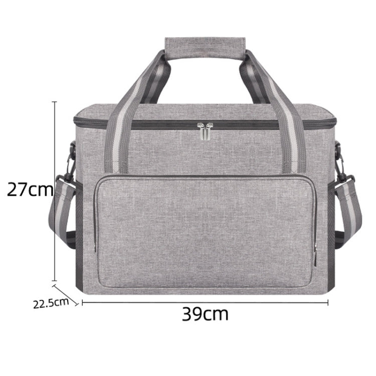24L Waterproof Oxford Cloth Picnic Bag Outdoor Ice Pack Thickened Portable Insulation Bag