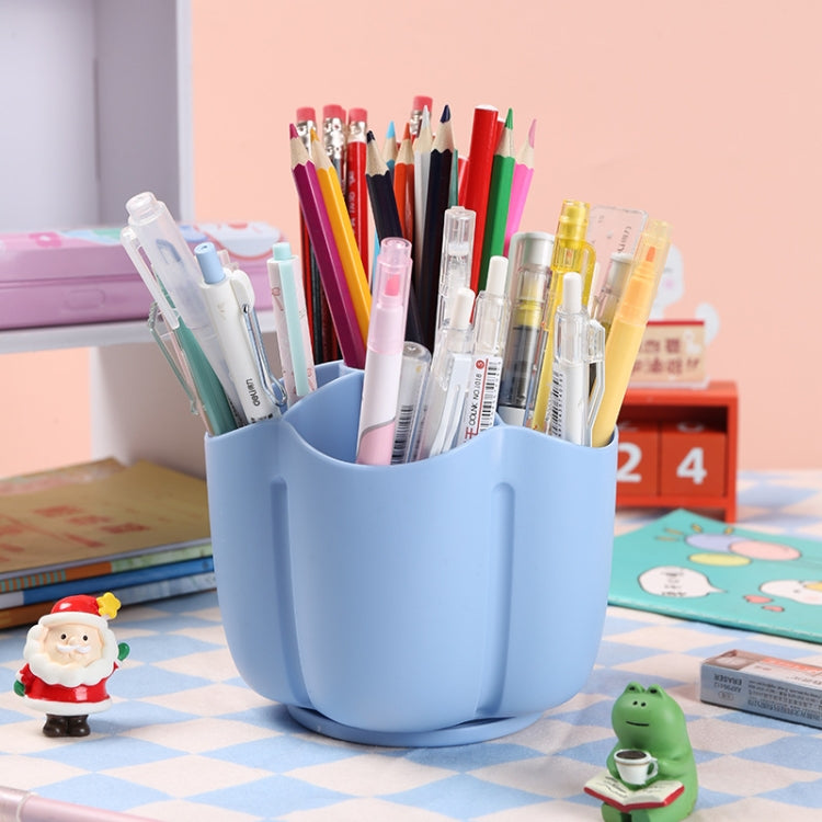 Office Desk Simple Large Capacity Pen Holder Cosmetics Storage Box, Style: