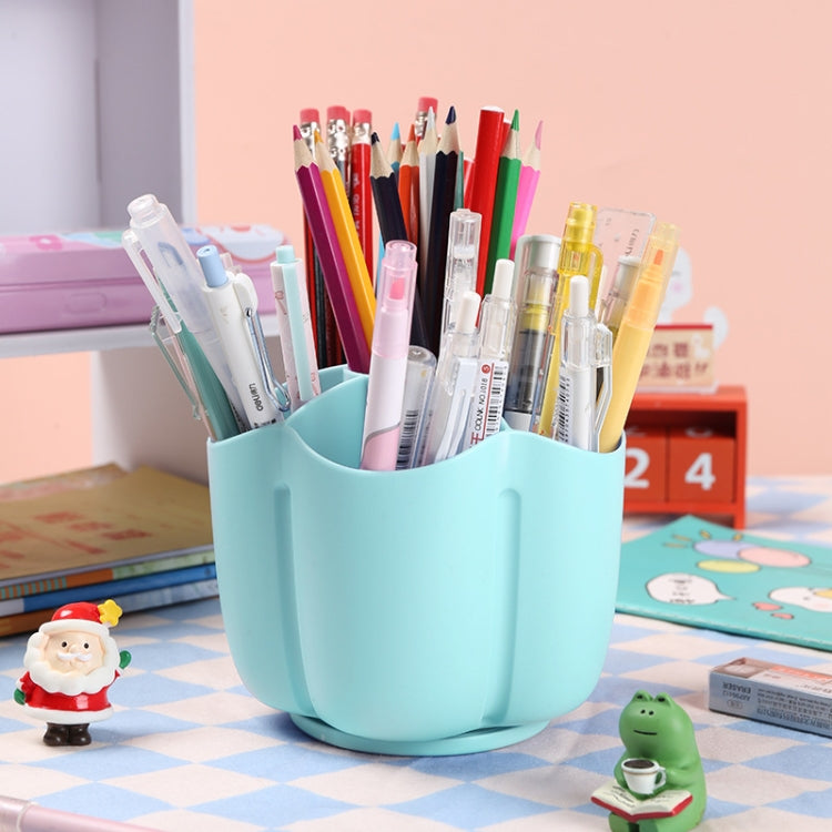 Office Desk Simple Large Capacity Pen Holder Cosmetics Storage Box, Style:
