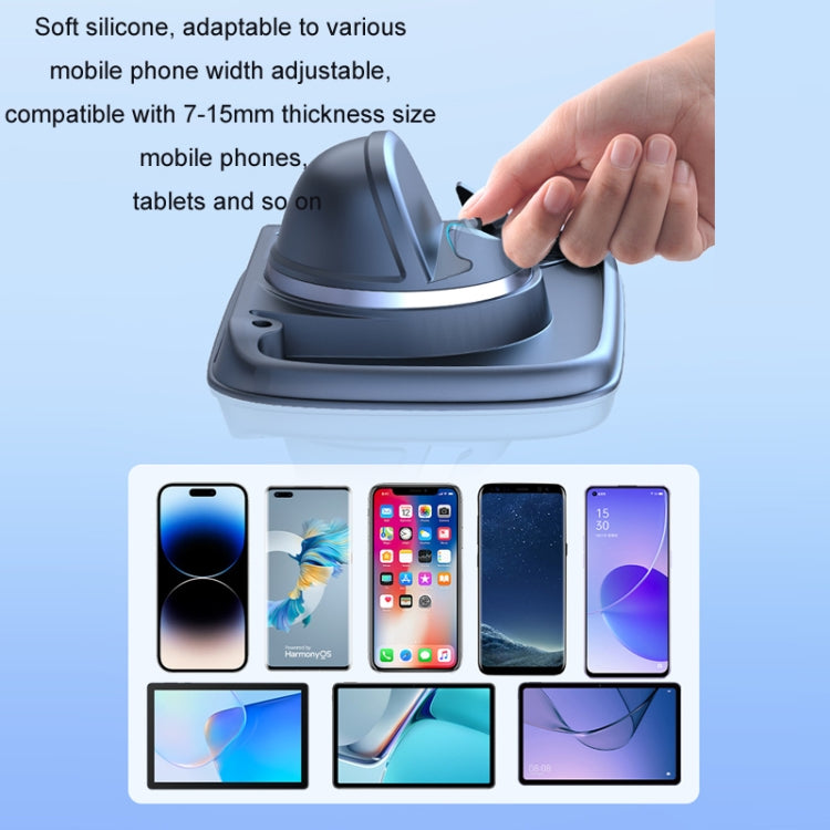 3 In 1 Multifunctional Car Phone Holder Dashboard Bracket Decoration(Black)