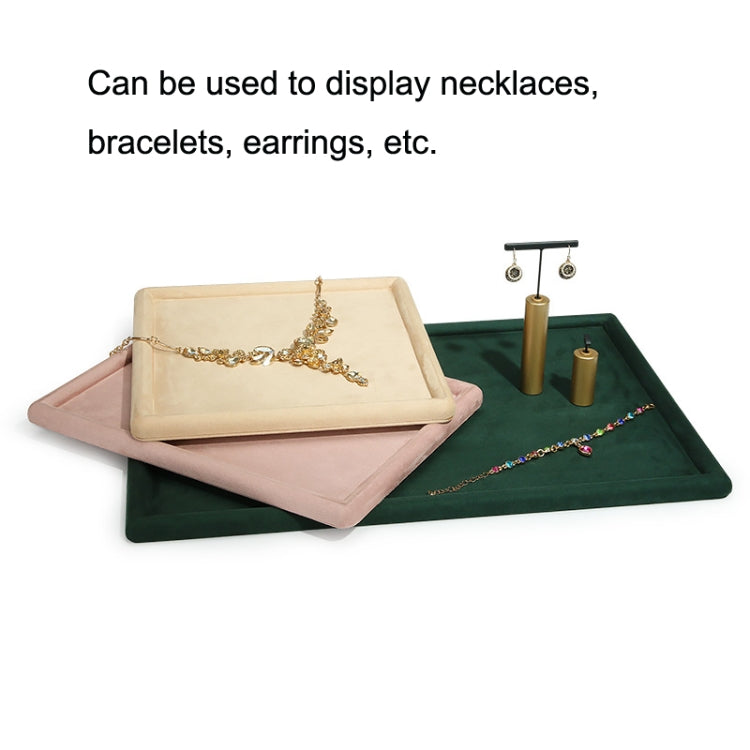 25x25x1.8cm Jewelry Tray Ring Square Empty Plate Earrings Necklace Jewelry Display Tray