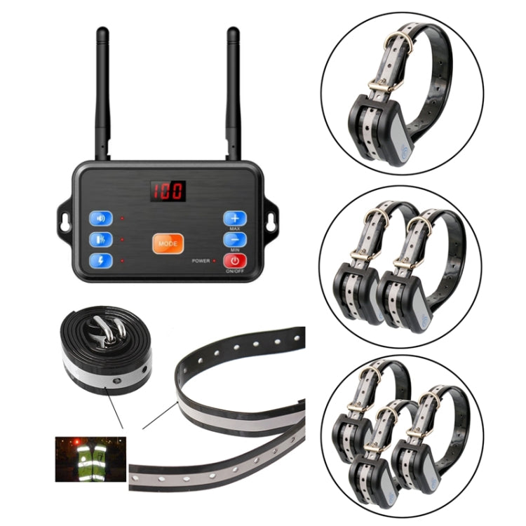 2 In 1 Pet Wireless Fence Bark Control Smart Dog Trainer, Set: 1 For