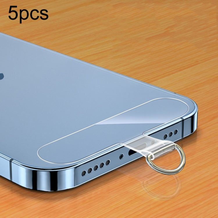 5pcs 0.6mm Mobile Phone Lanyard Clip Phone Case Anti-lost Fixed Sticker