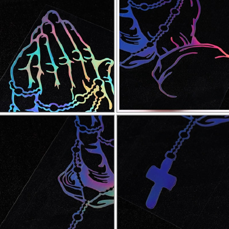 10pcs Car Stickers Car Rear Modification Plate Label