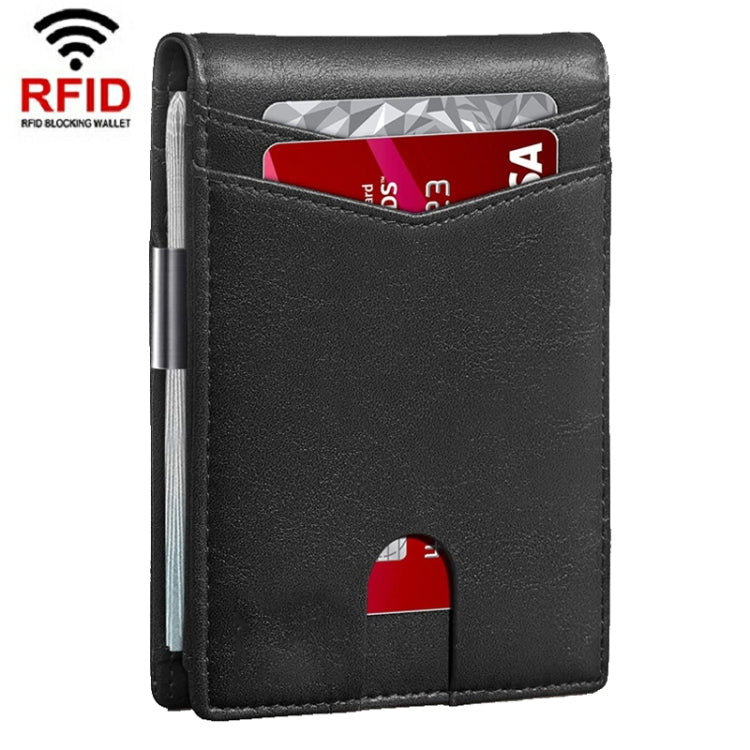 RFID Anti-Magnetic And Anti-Theft Leather Multi-Card Credit Card Wallet Coin Purse