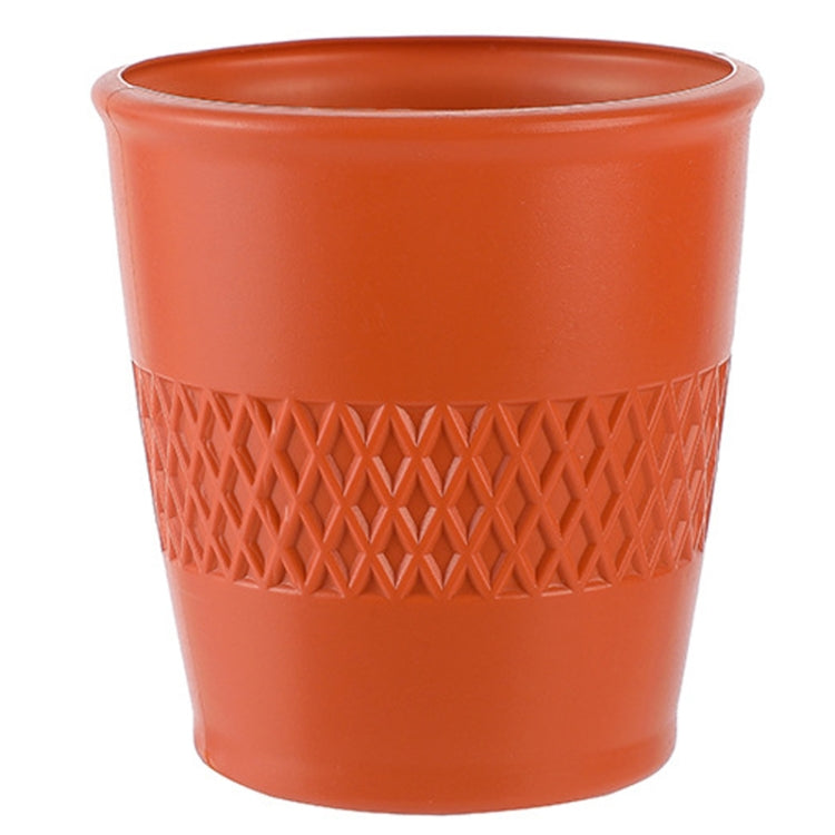 Simple PE Vase Wet And Dry Flower Arrangement Container Drop Resistant Imitation Glaze Hydroponic Flower Pot