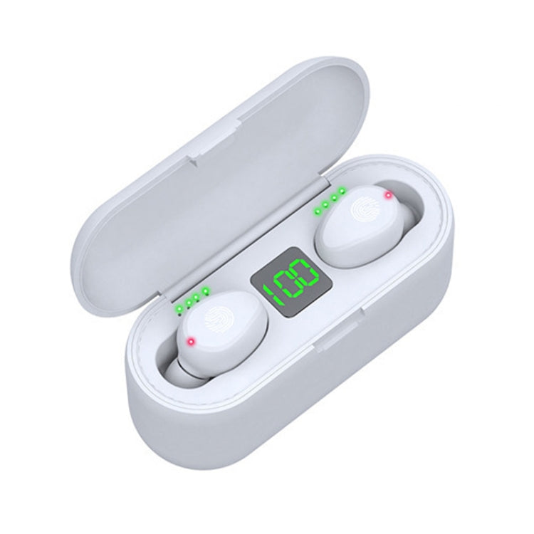 F9-2 LED Digital Display Wireless In-Ear Noise Reduction Long Life Bluetooth Headset