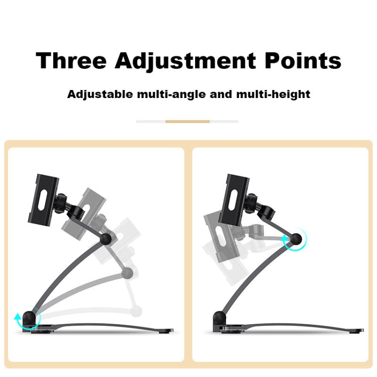 2 In 1 Aluminum Alloy Tablet PC Holder Wall Mount Mobile Phone Holder