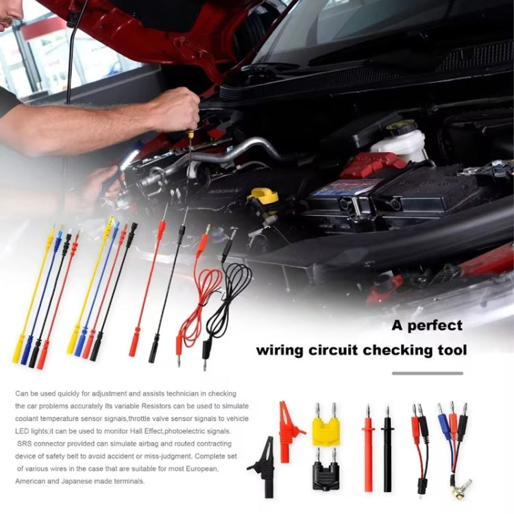 88 In 1 Automotive Test Lead Kit Universal Test Wiring Box Car Maintenance Tool Package